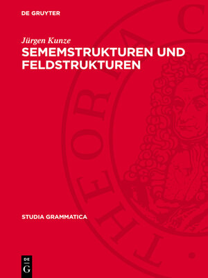 cover image of Sememstrukturen und Feldstrukturen